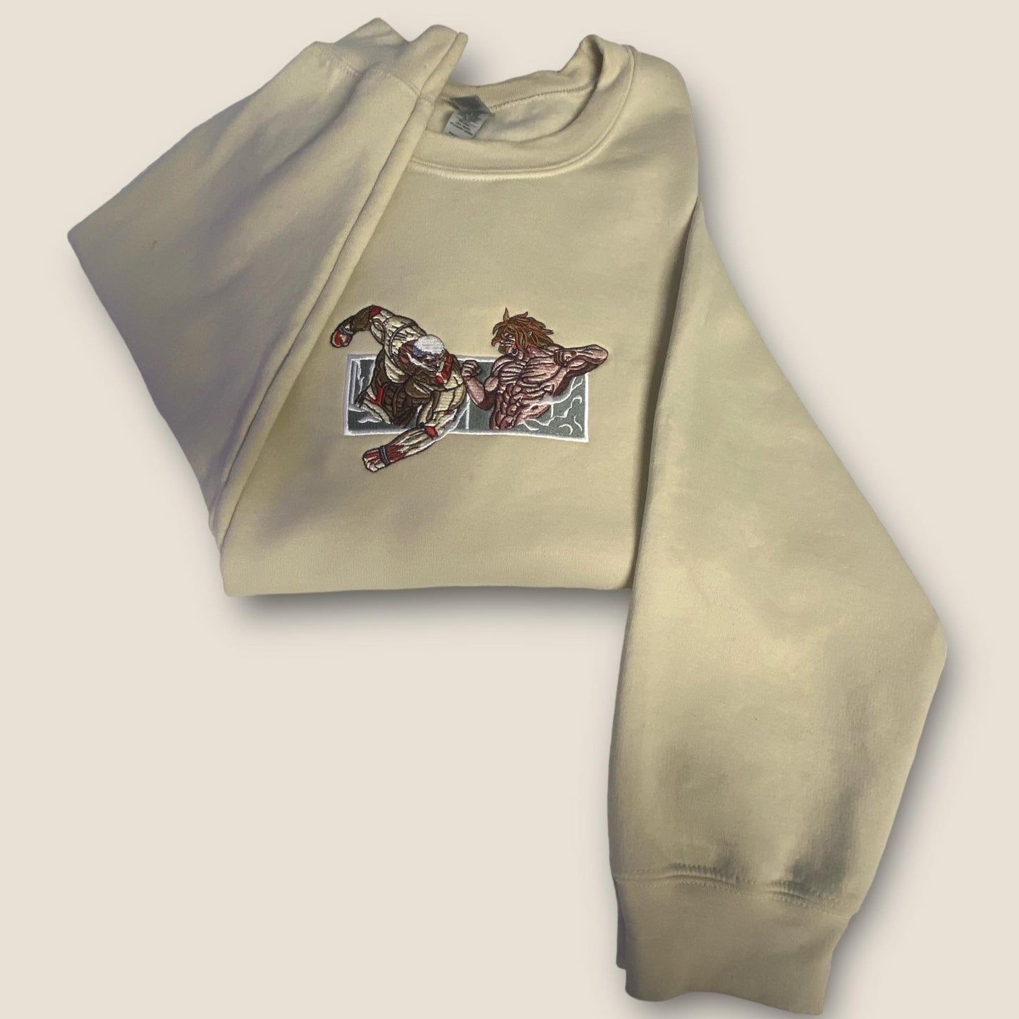 Attack on titan, titan fight crewneck